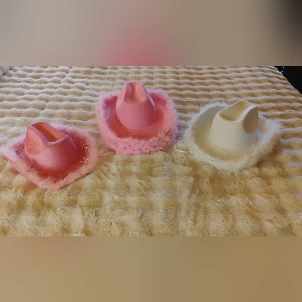 Adult Size Cowgirl Hats 8 Included In Price.